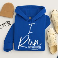 Christian Running Gift For Runners I Run With Purpose Hoodie