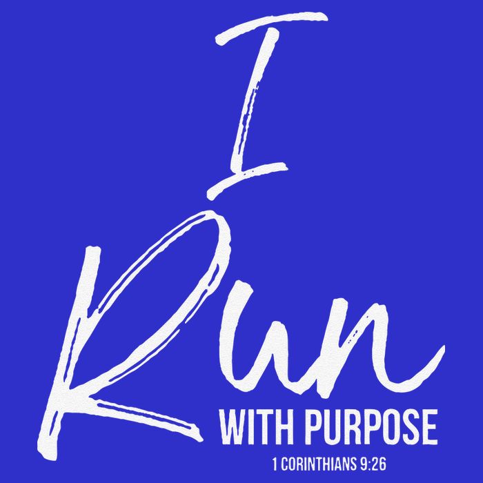 Christian Running Gift For Runners I Run With Purpose Button
