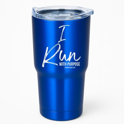 Christian Running Gift For Runners I Run With Purpose Tumbler