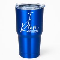 Christian Running Gift For Runners I Run With Purpose Tumbler