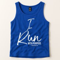 Christian Running Gift For Runners I Run With Purpose Tank Top