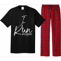 Christian Running Gift For Runners I Run With Purpose Pajama Set