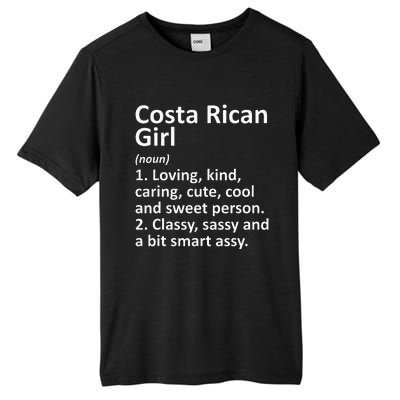 COSTA RICAN GIRL COSTA RICA Gift Funny Country Roots Descent Tall Fusion ChromaSoft Performance T-Shirt