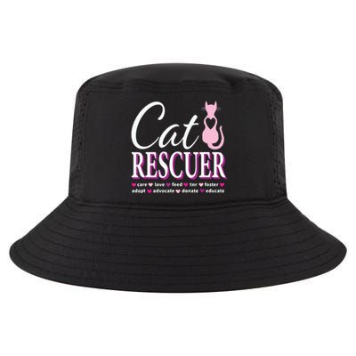 Cat Rescue Gift Feral Kittens Homeless Cats Shelter TNR Tee Cool Comfort Performance Bucket Hat