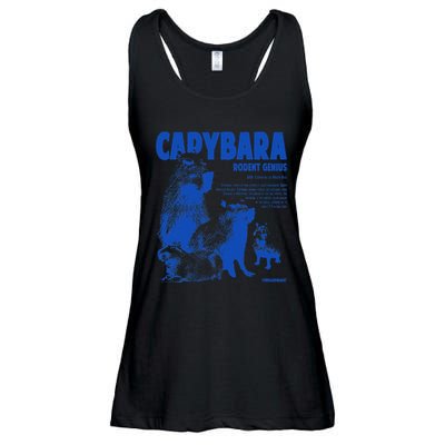 Capybara Rodent Genius Ladies Essential Flowy Tank