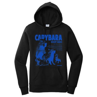 Capybara Rodent Genius Women's Pullover Hoodie