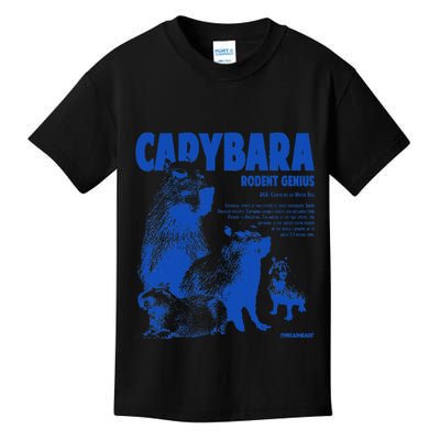 Capybara Rodent Genius Kids T-Shirt