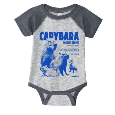 Capybara Rodent Genius Infant Baby Jersey Bodysuit