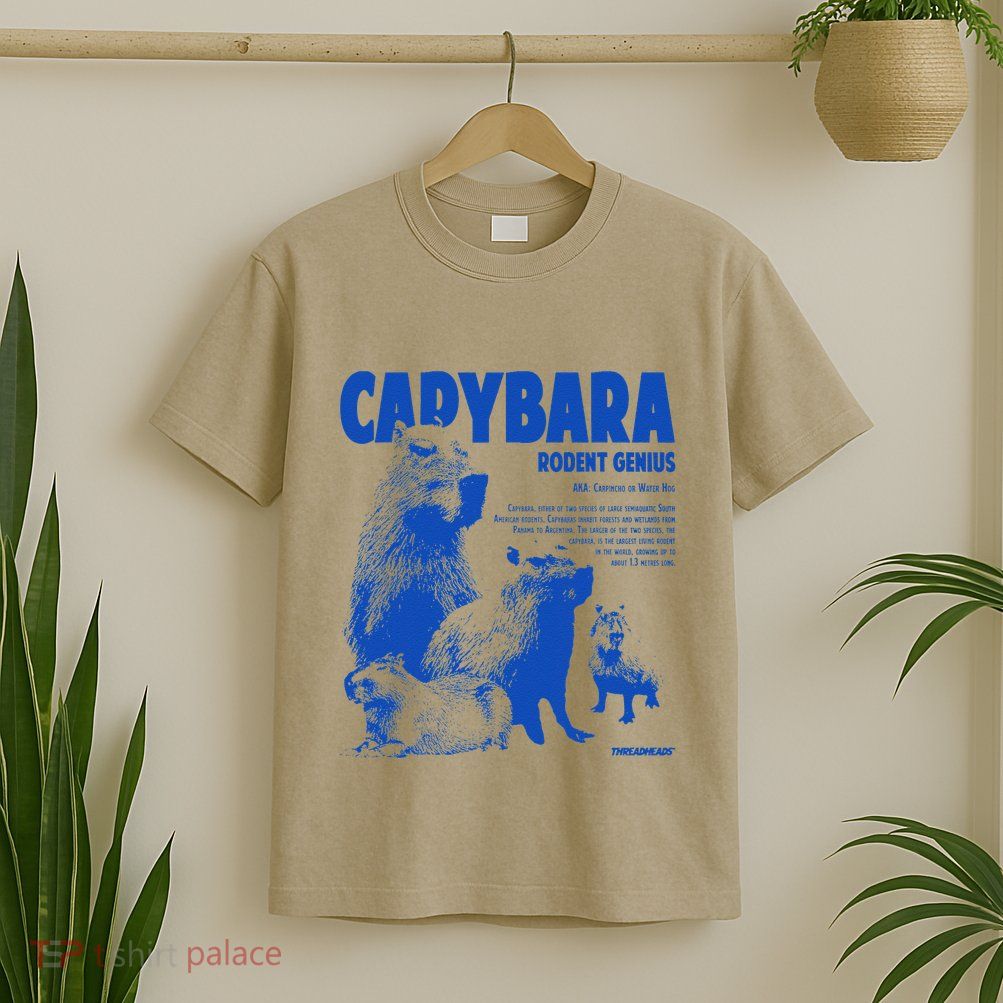 Capybara Rodent Genius T-Shirt