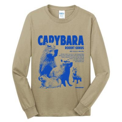 Capybara Rodent Genius Tall Long Sleeve T-Shirt