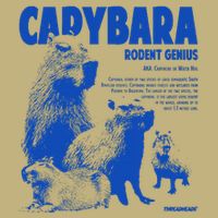 Capybara Rodent Genius Tall Long Sleeve T-Shirt