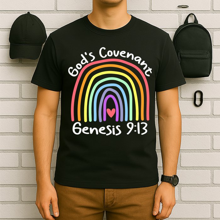 Christian Rainbow God’s Covenant G.e.n.e.s.i.s 913 T-Shirt