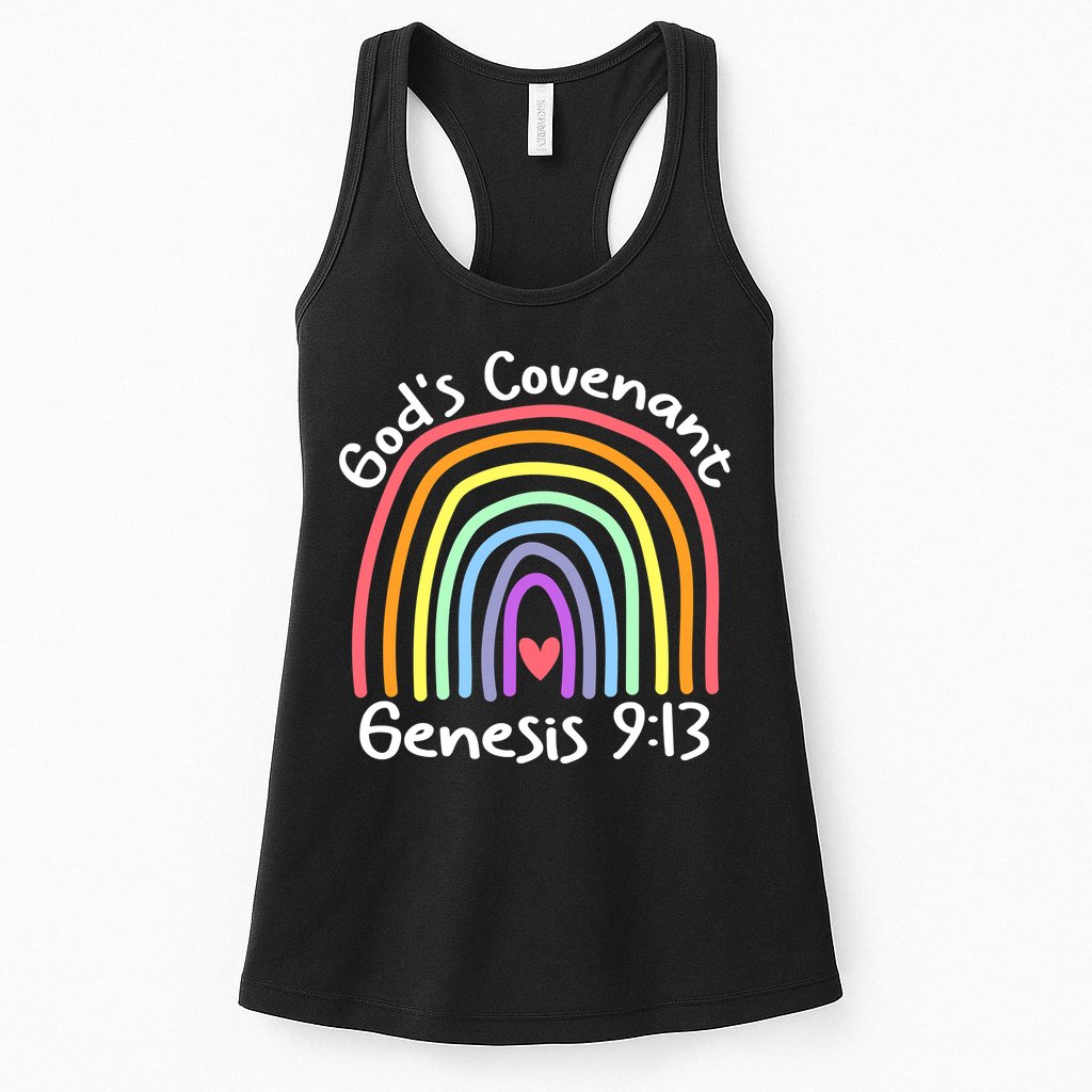 Christian Rainbow God’s Covenant G.e.n.e.s.i.s 913 Womens Tank Top