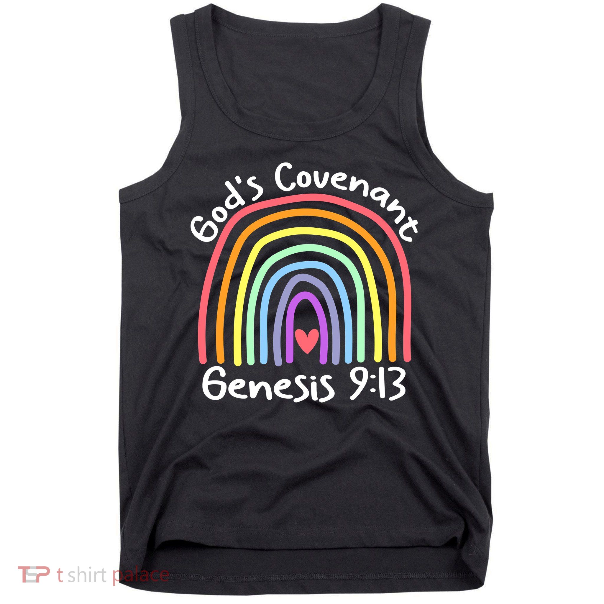 Christian Rainbow God’s Covenant G.e.n.e.s.i.s 913 Tank Top