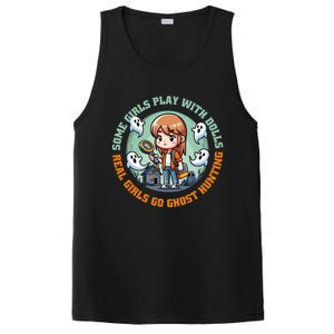 Cute Redhead Ghost Hunting Design Humor Gift PosiCharge Competitor Tank