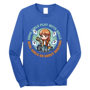 Cute Redhead Ghost Hunting Design Humor Gift Long Sleeve Shirt