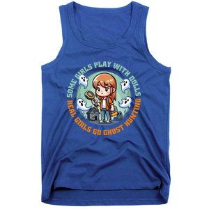 Cute Redhead Ghost Hunting Design Humor Gift Tank Top