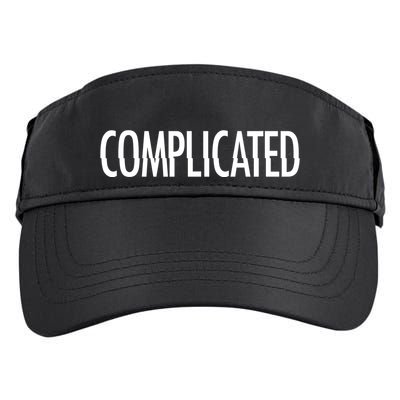 Complicated Realtionship Glitch Gift Adult Drive Performance Visor