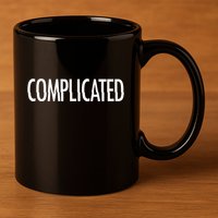 Complicated Realtionship Glitch Gift 11oz C Handle Ceramic Mug