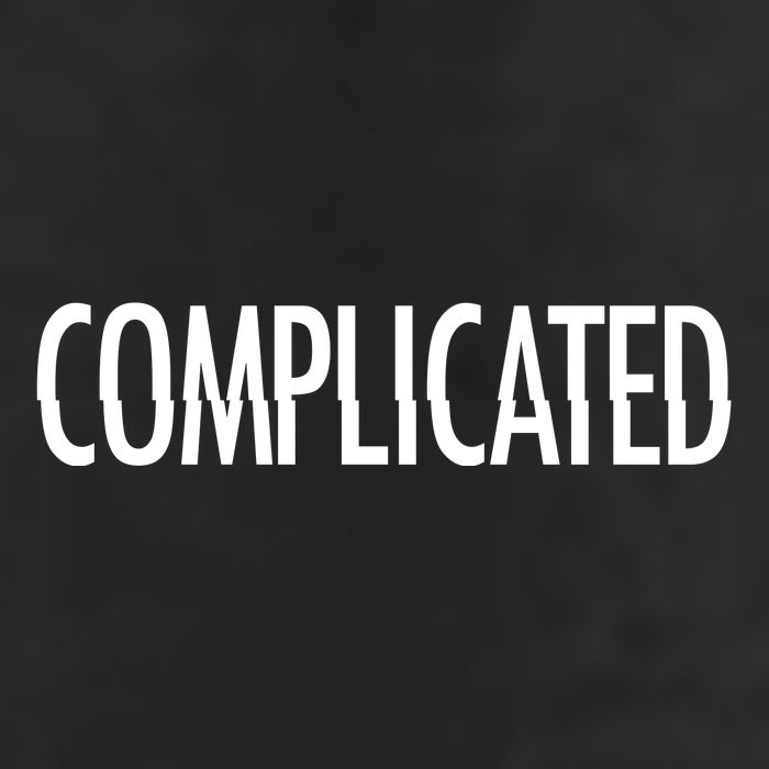 Complicated Realtionship Glitch Gift 11oz C Handle Ceramic Mug