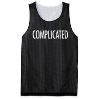 Complicated Realtionship Glitch Gift Mesh Reversible Basketball Jersey Tank