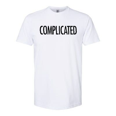 Complicated Realtionship Glitch Gift Softstyle® CVC T-Shirt