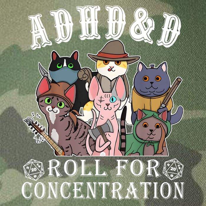 Cats Rpg Gamer Roll For Concentration D20 Dice Nerdy Legacy Tie Dye Trucker Hat
