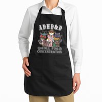 Cats Rpg Gamer Roll For Concentration D20 Dice Nerdy Apron