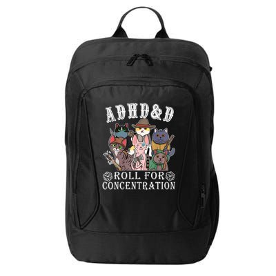 Cats Rpg Gamer Roll For Concentration D20 Dice Nerdy City Backpack