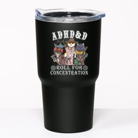 Cats Rpg Gamer Roll For Concentration D20 Dice Nerdy Tumbler