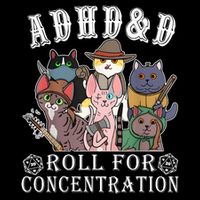 Cats Rpg Gamer Roll For Concentration D20 Dice Nerdy Baby Bodysuit