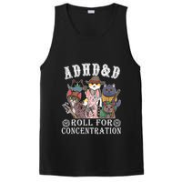 Cats Rpg Gamer Roll For Concentration D20 Dice Nerdy PosiCharge Competitor Tank