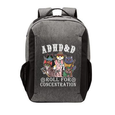 Cats Rpg Gamer Roll For Concentration D20 Dice Nerdy Vector Backpack