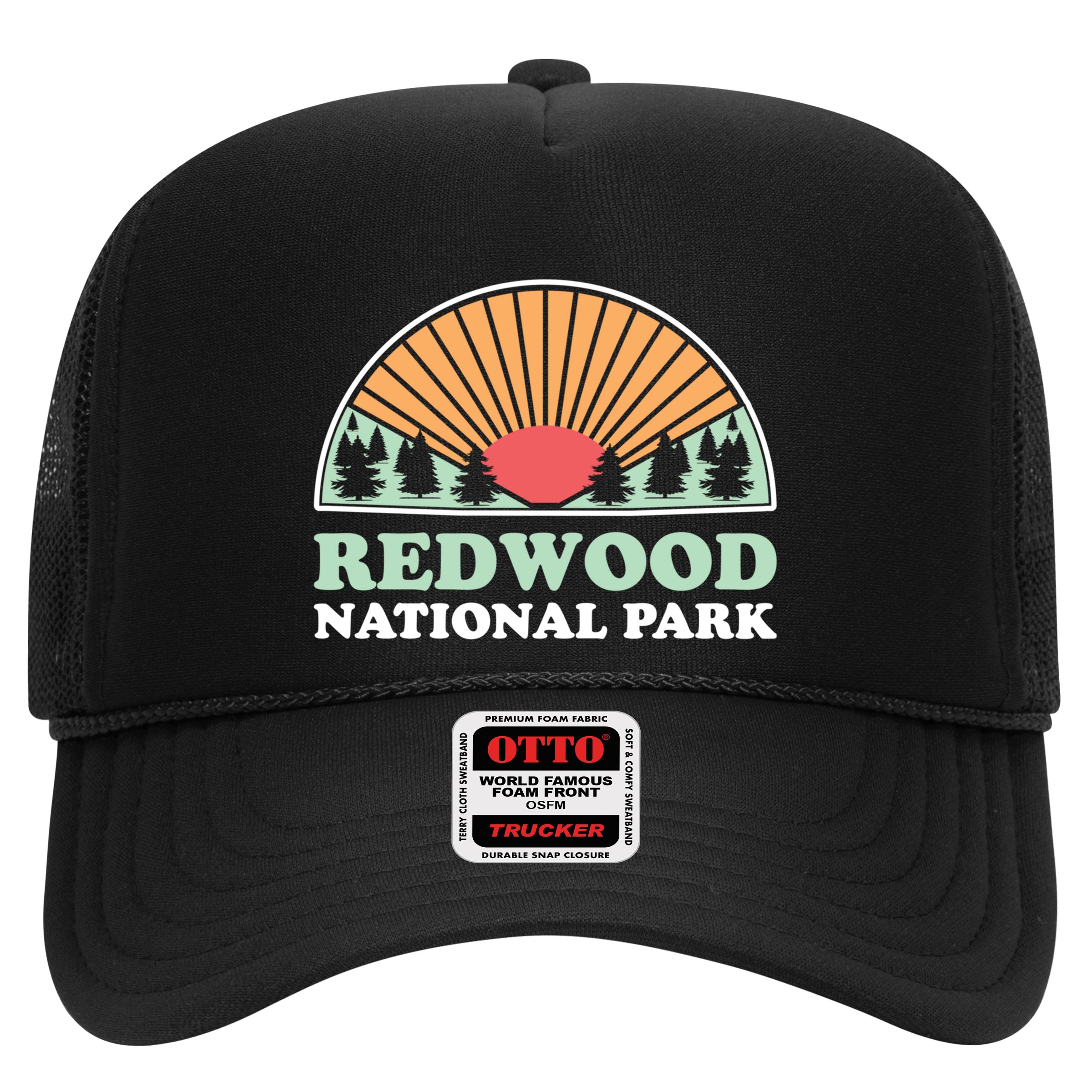 California Retro Gift Vintage Redwood National Park Gift Hat