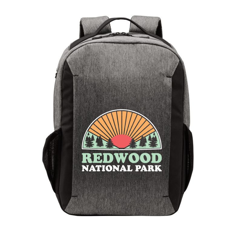 California Retro Gift Vintage Redwood National Park Gift Vector Backpack