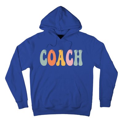 Coach Retro Groovy Vintage Women Happy First Day Of School Hoodie