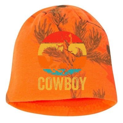 Cowboy Rodeo Horse Gifts Country Vintage Western Cowboy Kati - Camo Knit Beanie