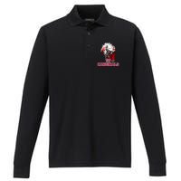 Collinsville Rising Helmet Go Performance Long Sleeve Polo