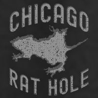 Chicago Rat Hole. Hilarious Souvenir From Chicago Funny 7 Panel Mesh Trucker Snapback Hat