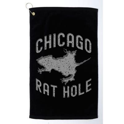 Chicago Rat Hole. Hilarious Souvenir From Chicago Funny Golf Towel