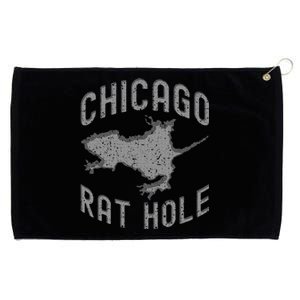 Chicago Rat Hole. Hilarious Souvenir From Chicago Funny Grommeted Golf Towel