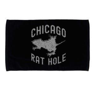 Chicago Rat Hole. Hilarious Souvenir From Chicago Funny Microfiber Hand Towel