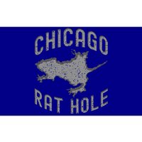 Chicago Rat Hole. Hilarious Souvenir From Chicago Funny Bumper Sticker