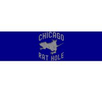 Chicago Rat Hole. Hilarious Souvenir From Chicago Funny Bumper Sticker