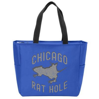 Chicago Rat Hole. Hilarious Souvenir From Chicago Funny Zip Tote Bag