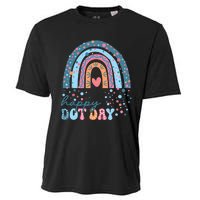 Cute Rainbow Happy Dot Day Teacher Cooling Performance Crew T-Shirt