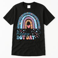 Cute Rainbow Happy Dot Day Teacher Tall T-Shirt