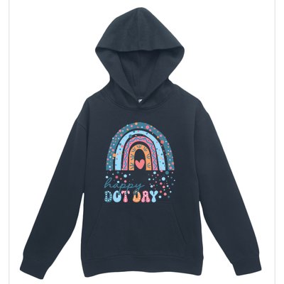 Cute Rainbow Happy Dot Day Teacher Urban Pullover Hoodie