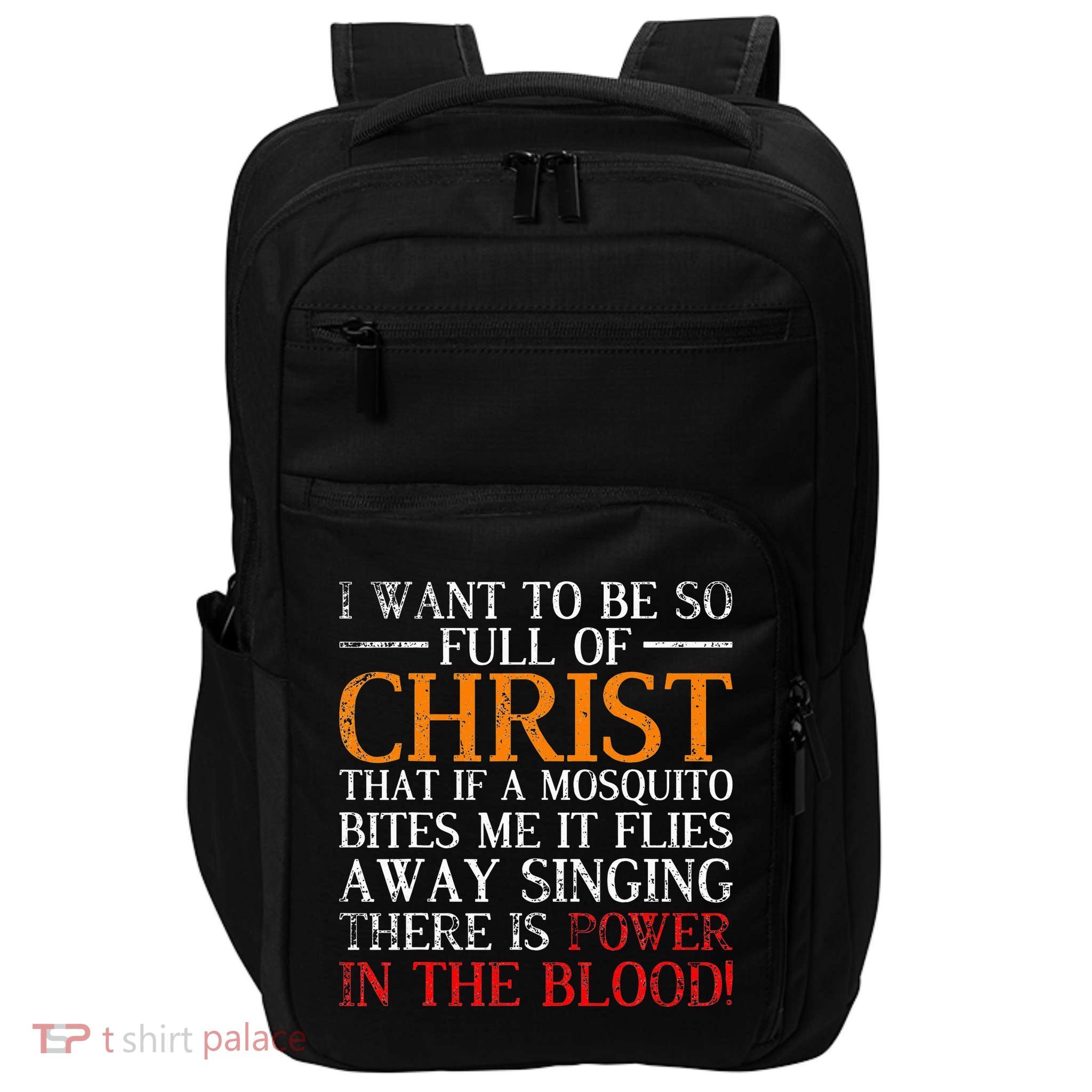 Christianity Religion Holy Bible Christian Jesus Impact Tech Backpack