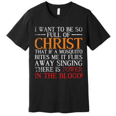 Christianity Religion Holy Bible Christian Jesus Premium T-Shirt
